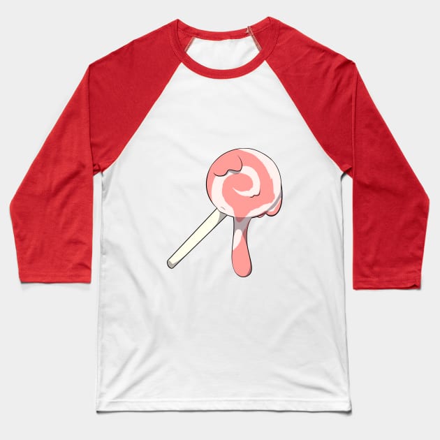 RED Lollichop Baseball T-Shirt by StarStruckSocks